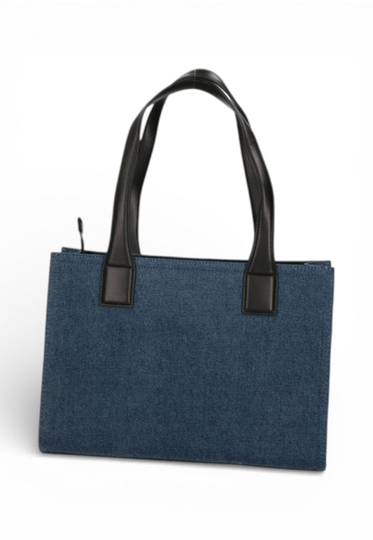 LOVE MOSCHINO Borsa Shopper Donna Blu Denim JC4056PP1OLG170A-PE26