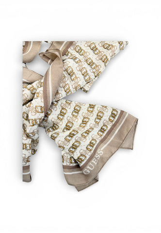 GUESS Pashmina Donna Beige Bianco AW5450POL03-PE26-LPL