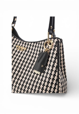 GUESS Borsa Shopper Donna Nero Bianco HWWG7691230-PE26-BML