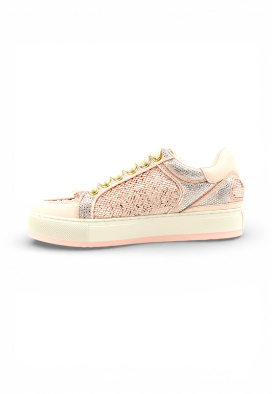 KURT GEIGER Sneakers Donna Rosa Bianco Paillettes 9564324619-PE26