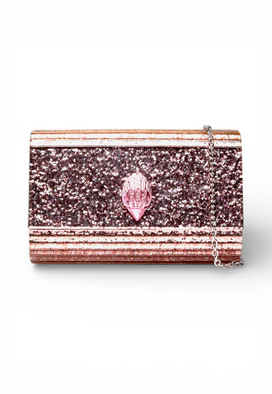 KURT GEIGER Borsa Tracolla Donna Rosa Glitter 8764053979-PE26