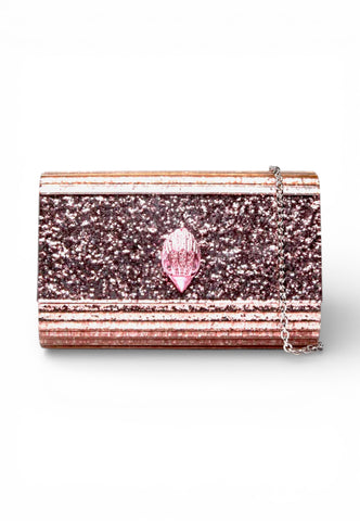 KURT GEIGER Borsa Tracolla Donna Rosa Glitter 8764053979-PE26