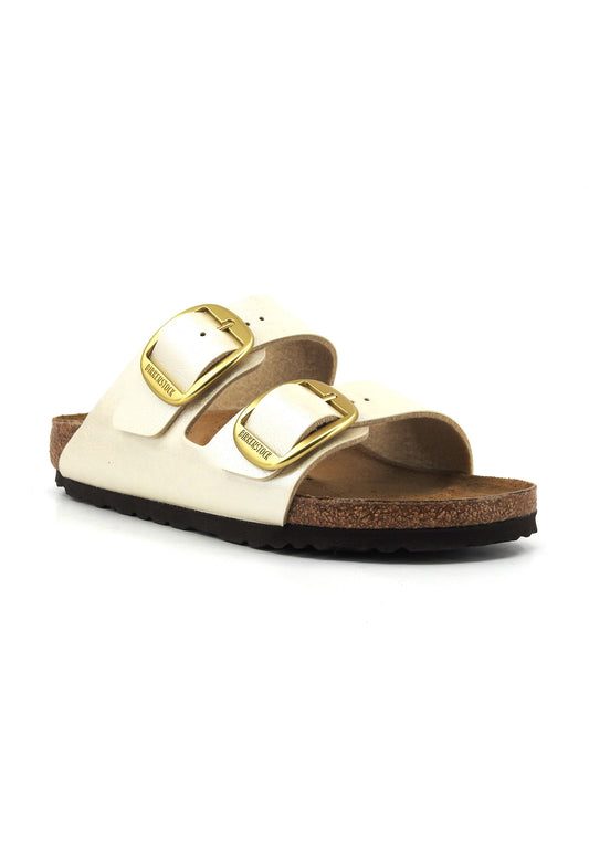 BIRKENSTOCK Ciabatte Arizona Big Buckle NF Donna Beige 1020021-PE26