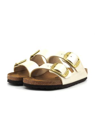 BIRKENSTOCK Ciabatte Arizona Big Buckle NF Donna Beige 1020021-PE26