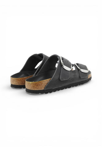 BIRKENSTOCK Ciabatte Arizona Big Buckle NF Donna Nero 1011075-PE26