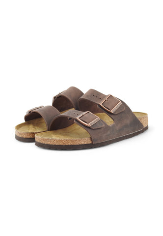 BIRKENSTOCK Ciabatte Arizona NF Donna Marrone 052533-PE26