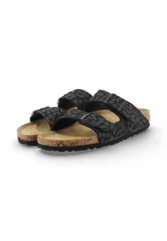 BIRKENSTOCK Ciabatte Arizona NF Donna Nero Fantasia 1030563-PE26