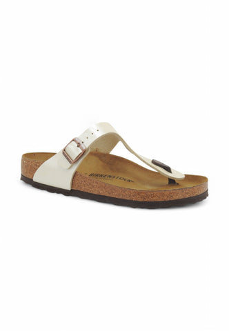 BIRKENSTOCK Ciabatte Infradito Gizeh RF Donna Bianco 943871-PE26