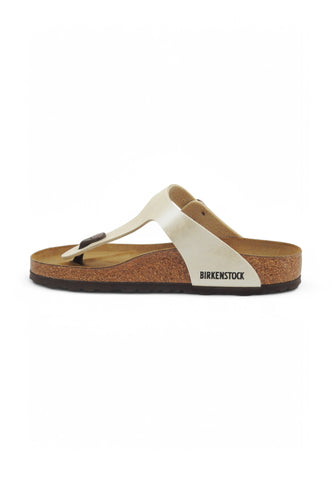 BIRKENSTOCK Ciabatte Infradito Gizeh RF Donna Bianco 943871-PE26
