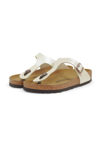 BIRKENSTOCK Ciabatte Infradito Gizeh RF Donna Bianco 943871-PE26