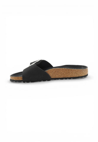 BIRKENSTOCK Ciabatte Madrid Big Buckle NF Donna Nero 1006523-PE26