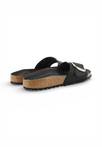 BIRKENSTOCK Ciabatte Madrid Big Buckle NF Donna Nero 1006523-PE26