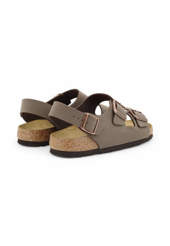 BIRKENSTOCK Sandali Milano NF Marrone 634503-PE26