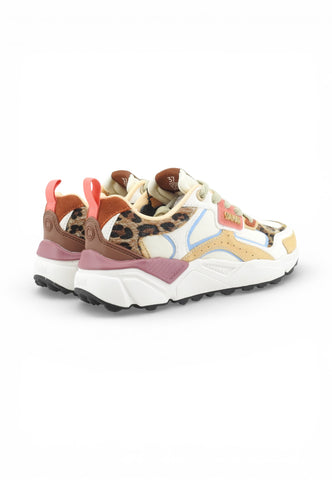 COLMAR Sneakers Donna Bianco Beige Animalier GARNERW075-PE26