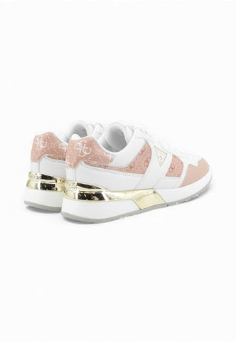 GUESS Sneakers Donna Bianco Rosa Oro FLFMICELE12-PE26-BLUSH