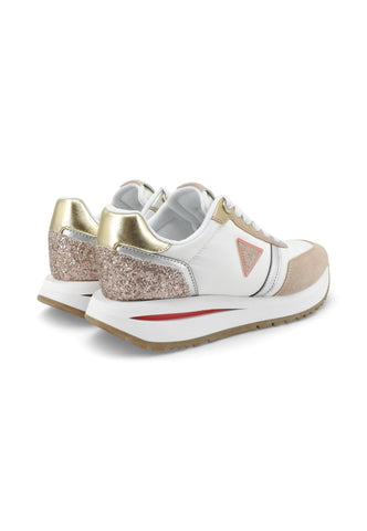 GUESS Sneakers Donna Bianco Rosa Glitter FLPEAGFAB12-PE26-MULTI