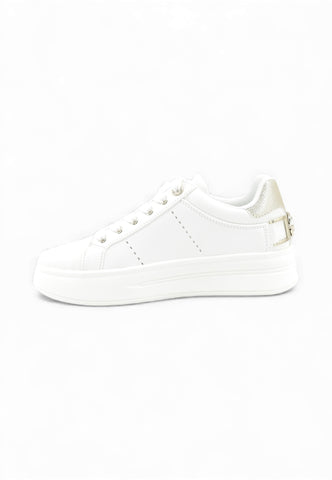 GUESS Sneakers Donna Bianco Oro FLPWESELE12-PE26-WHIGO