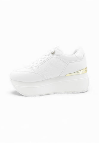 GUESS Sneakers Donna Bianco Oro FLPC10FAL12-PE26-WHITE