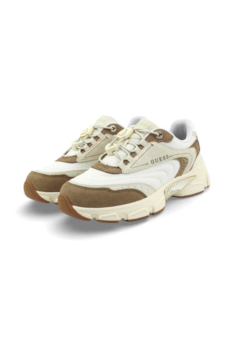 GUESS Sneakers Donna Bianco Beige Marrone FLPIMEFAP12-PE26-TAN