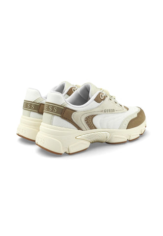 GUESS Sneakers Donna Bianco Beige Marrone FLPIMEFAP12-PE26-TAN