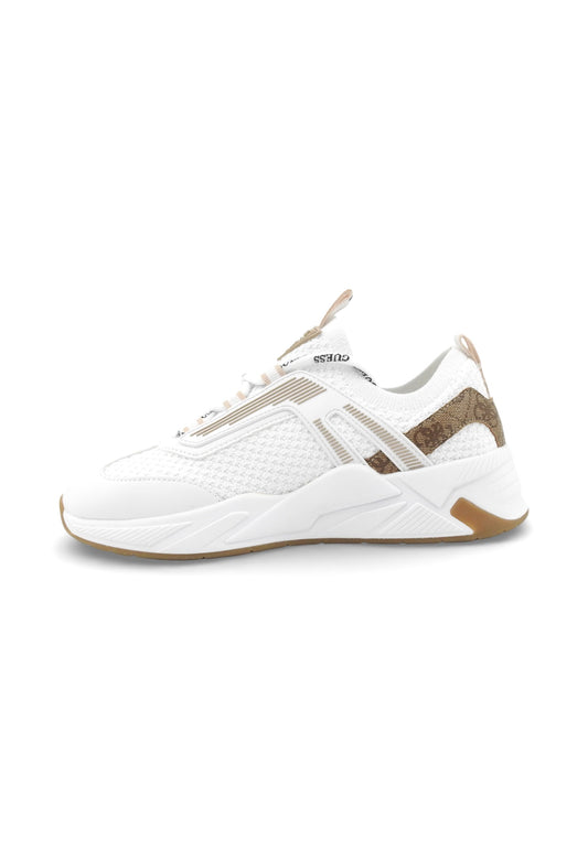 GUESS Sneakers Donna Bianco Beige FLPGENFAP12-PE26-WHITE