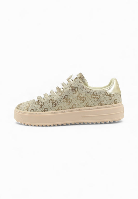 GUESS Sneakers Donna Beige Oro FLJD13FAM12-PE26-GOLD