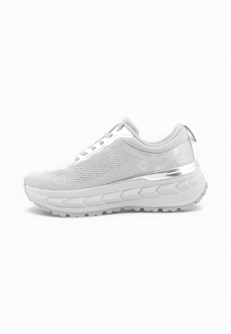 GUESS Sneakers Donna Argento Glitter FLPRN3FAB12-PE26-SILVE