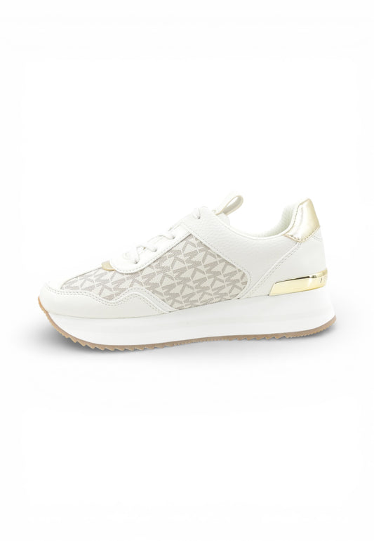 MICHAEL KORS Sneakers Donna Bianco Beige Oro 43R4RNFSAB-PE26-150