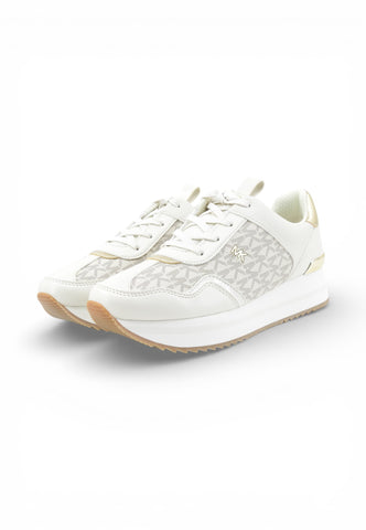 MICHAEL KORS Sneakers Donna Bianco Beige Oro 43R4RNFSAB-PE26-150