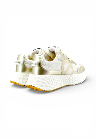 NO NAME Sneakers Donna Bianco Oro NNVEGL04DO-PE26