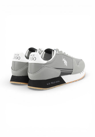 U.S. POLO ASSN. Sneakers Uomo Grigio Bianco DENI001-PE26-LGR002