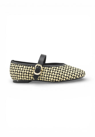 FRAU Ballerine Donna Beige Nero 69R3-PE26-PGne