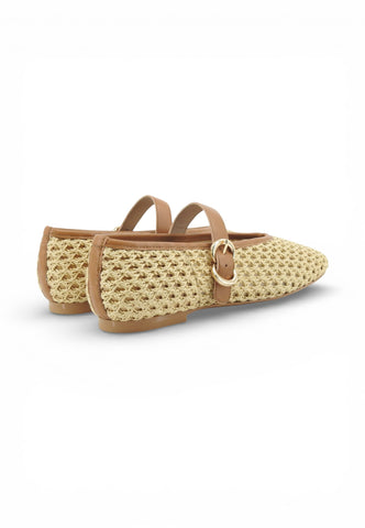 FRAU Ballerine Donna Beige Marrone 69V3-PE26-PAGL