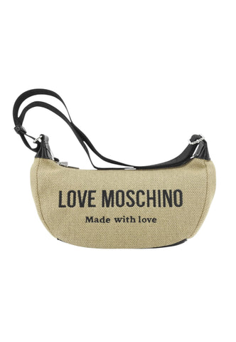 LOVE MOSCHINO Borsa Tracolla Donna Beige Nero JC4233PP0OKB190A-PE26