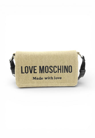 LOVE MOSCHINO Borsa A Spalla Donna Beige Nero JC4228PP0OKB190A-PE26