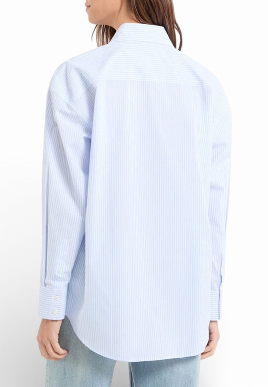 GUESS Camicia Donna Azzurro Bianco W5RH94WGZ11-PE26-FB9A