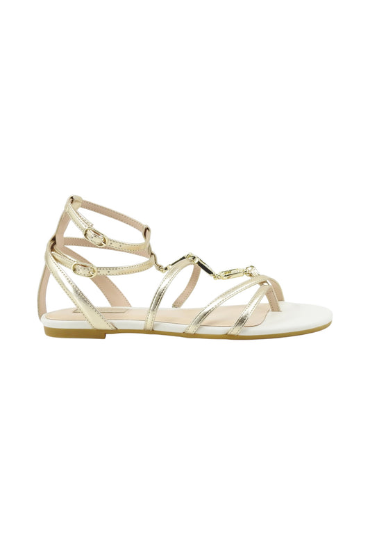 LIU JO Sandali Donna Bianco Oro SA6123EX02904178-PE26