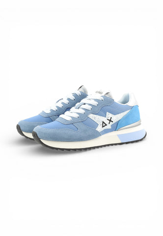SUN68 Sneakers Donna Azzurro Glitter Z36214-PE26-56