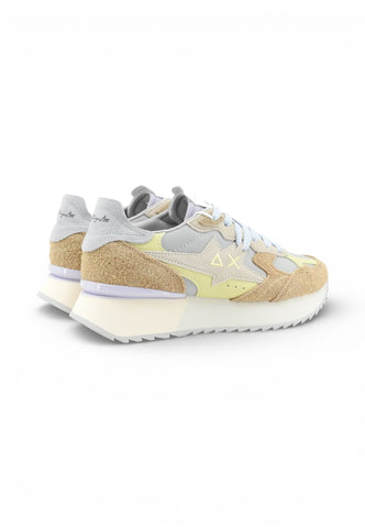 SUN68 Sneakers Donna Beige Azzurro Z36215-PE26-06