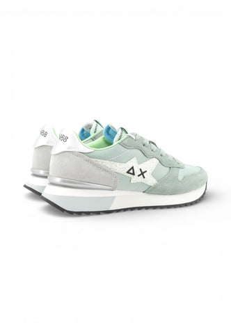 SUN68 Sneakers Donna Verde Grigio Glitter Z36214-PE26-84