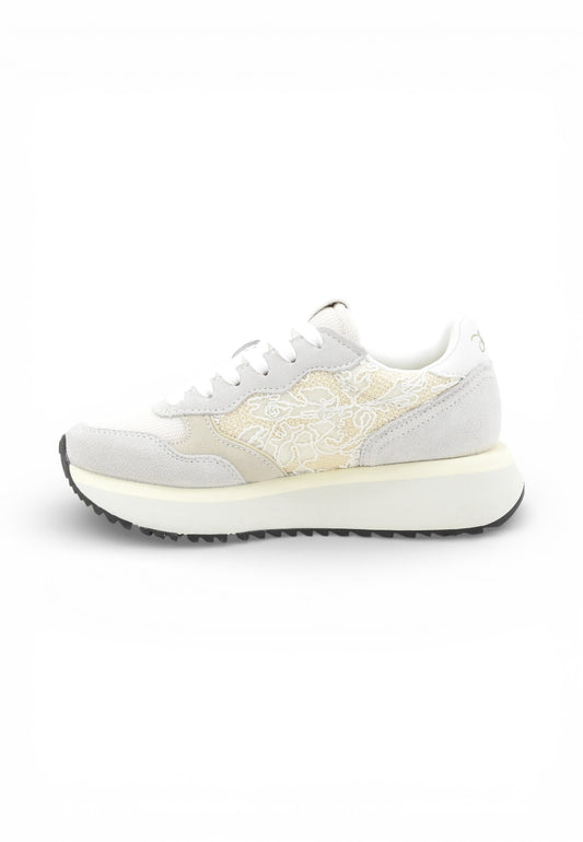 SUN68 Sneakers Donna Bianco Grigio Z36211-PE26-31