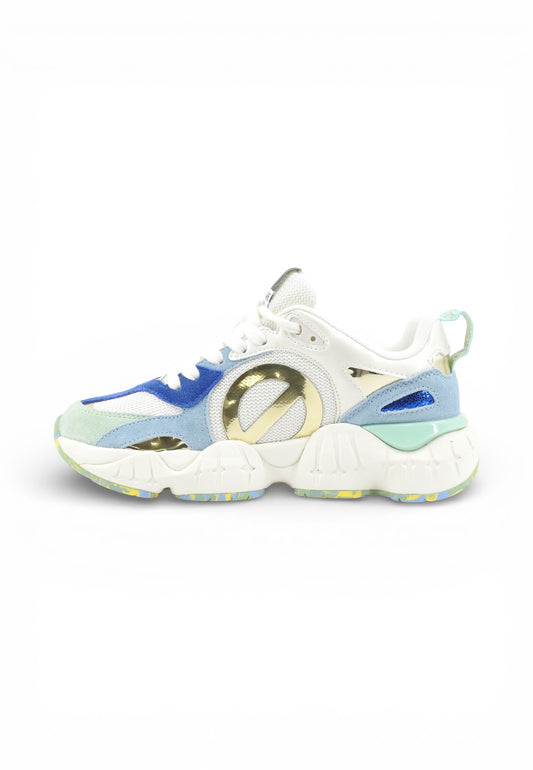 NO NAME Sneakers Donna Azzurro Bianco PNVKKISDVE-PE26