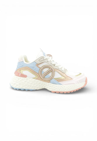 NO NAME Sneakers Donna Bianco Rosa Azzurro UNCY0006A0-PE26