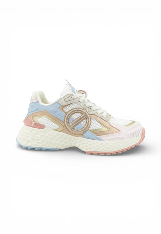 NO NAME Sneakers Donna Bianco Rosa Azzurro UNCY0006A0-PE26