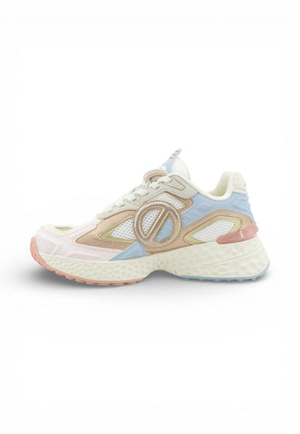 NO NAME Sneakers Donna Bianco Rosa Azzurro UNCY0006A0-PE26