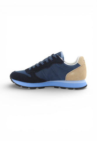 SUN68 Sneakers Uomo Blu Beige Z36106-PE26-07