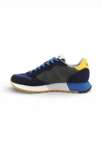 SUN68 Sneakers Uomo Blu Giallo Z36116-PE26-0799