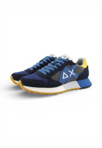 SUN68 Sneakers Uomo Blu Giallo Z36116-PE26-0799