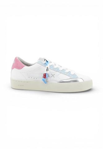 SUN68 Sneakers Donna Bianco Azzurro Rosa Z36242-PE26-0105