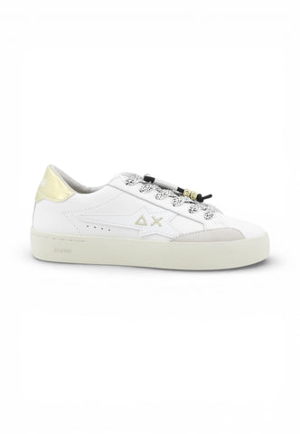 SUN68 Sneakers Donna Bianco Oro Z36242-PE26-01